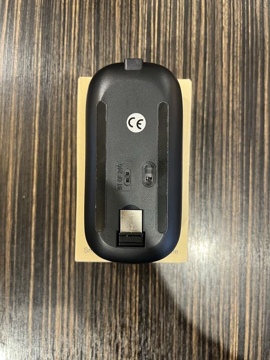 Rato/Mouse Sem Fios Silencioso Bluetooth e 2.4G Recarregável