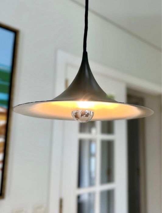 Candeeiro de tecto preto vintage - Gubi