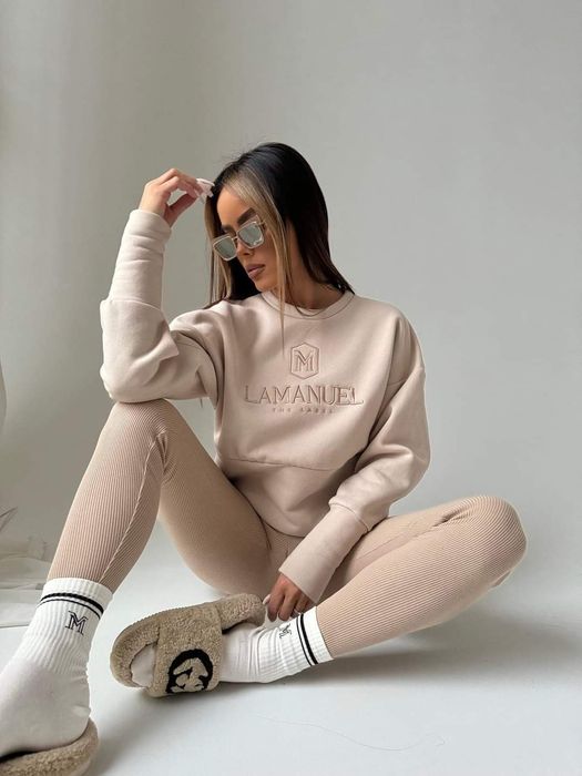 Bluza damska LaManuel Lift Me beżowa