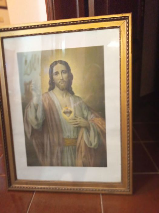 Quadro com imagem religiosa