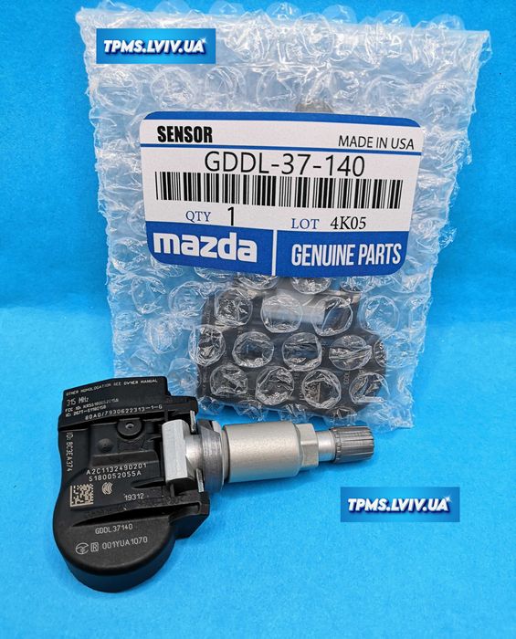 Датчик шин Мазда Mazda 2/3/5/6/CX-3/CX-5/CX-7/CX-9 BHA437140 GDDL37140