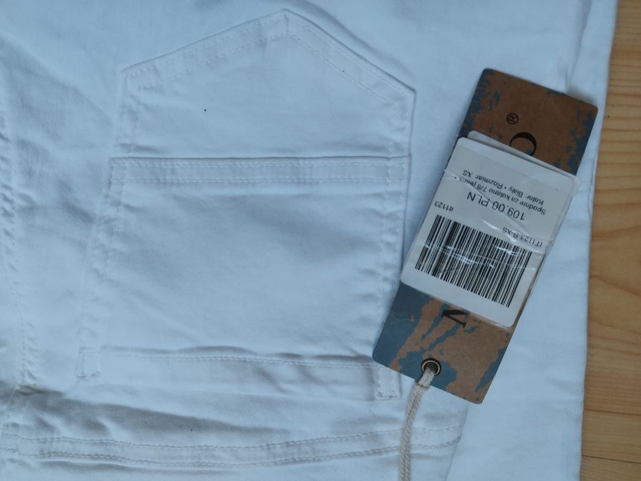 Mięciutkie jeansowe rybaczki z push'apem XS-S
