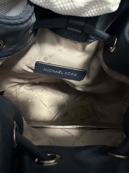 Сумка-мішок синя MICHAEL KORS