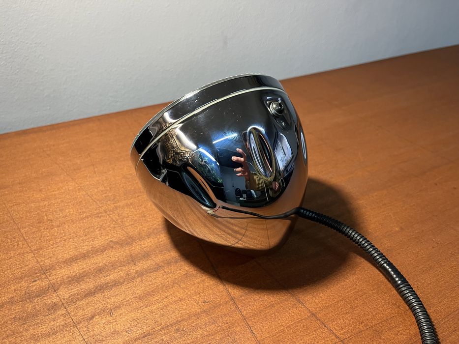 Farol HALO - Café racer, Bobber, Chopper 146mm ø - Novo