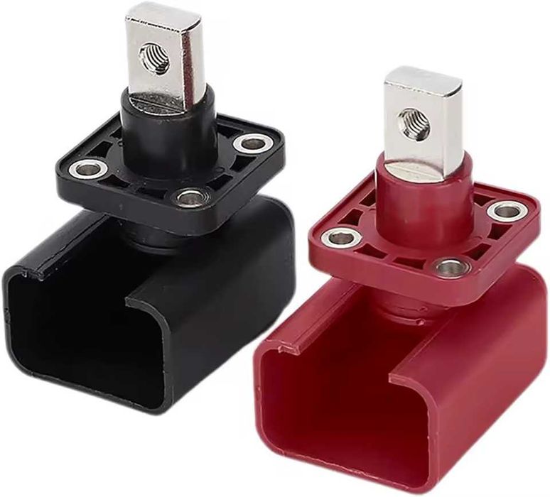 Прохідна клема 200А пара чорна+червона для LiFePO4 батарей в наявності