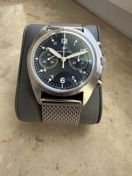 Hamilton Khaki Pilot Mechanical Chrono Full Set 2025 + gratisy! REZERWACJA
