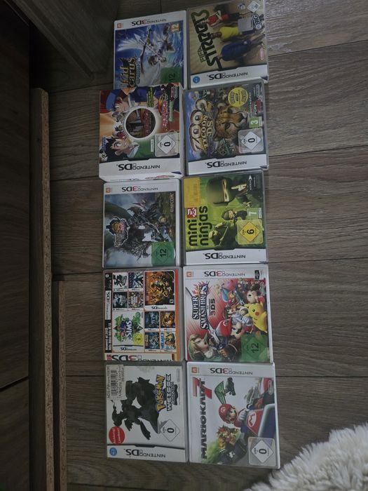 Pudełka Nintendo ds 3ds same pudełka