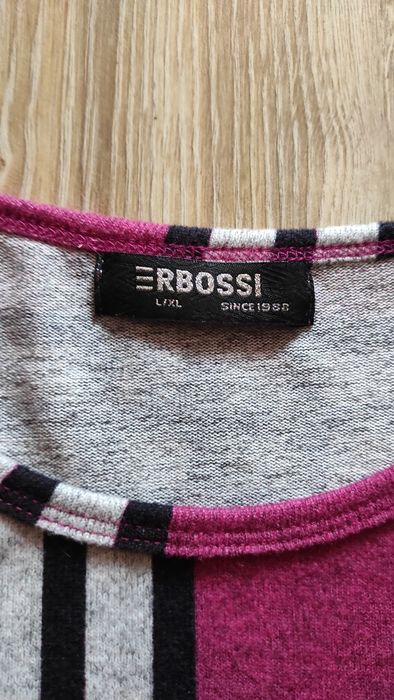 Sweter damski różowy w kratę L/XL