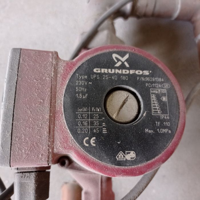 Obejście pompowe do pieca C.O. wraz z pompą Grundfos