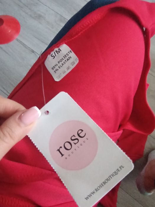 Kombinezon damski czerwony r.S/M