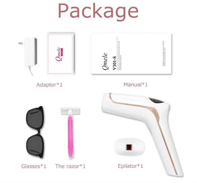 Depilador a Laser para Depilação Permanente Corpo e Rosto Indolor