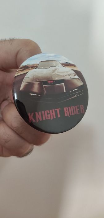 Knight Rider - conjunto Carta de condução em metal e pins