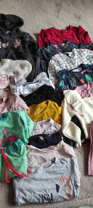 пакет одягу на 3-4-5 роки, штани, лосіни, кофти, реглани, плаття