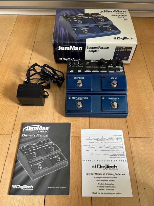 Pedais DigiTech Harmony man /  JamMan Stereo Looper - (COMO NOVOS)