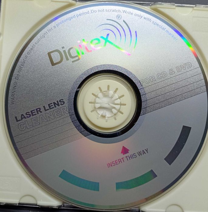 Чистящий диск для CD и DVD laser lens cleaner