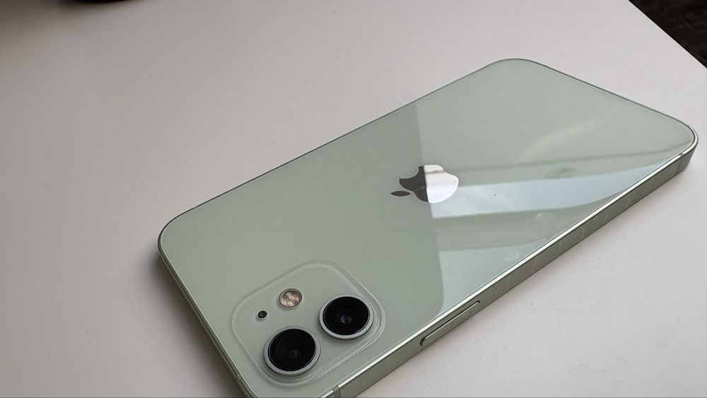 iPhone 12 128GB Zielony (Green) | Bateria 100% | Stan wizualny BDB | Do naprawy aparat