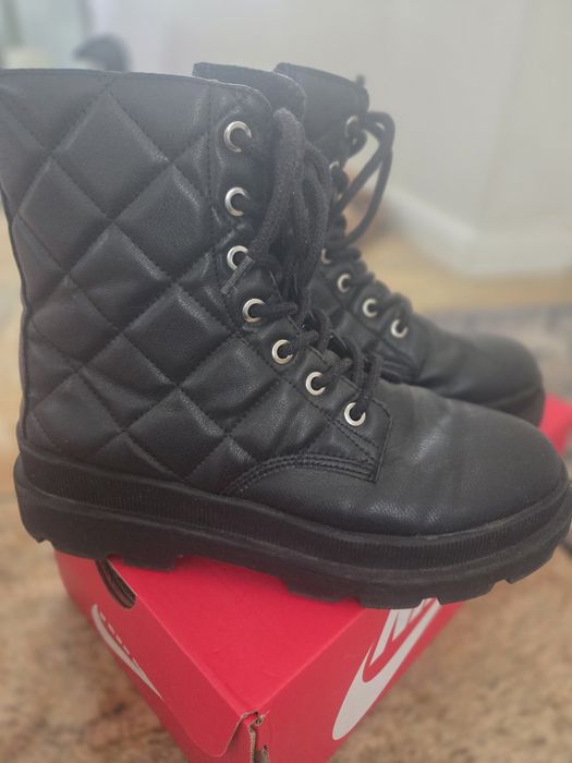 Buty ocieplane trzewiki botki dziecko kobietami