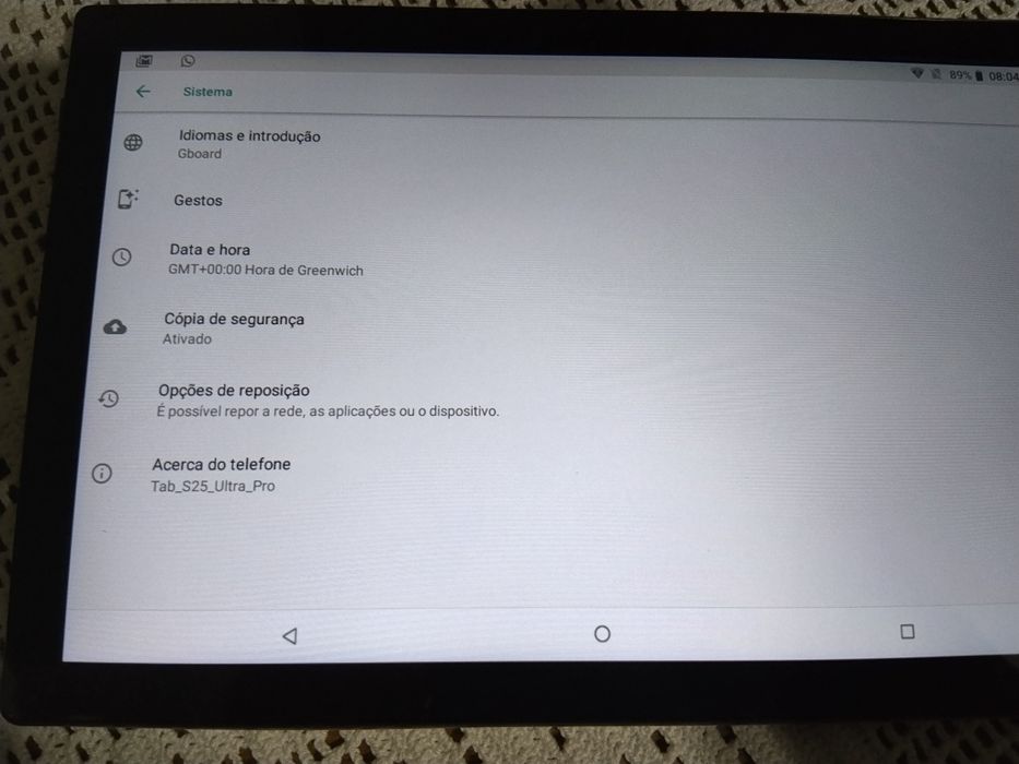 Tablet 10" wifi+ 5G  - 18Gb RAM/512Gb