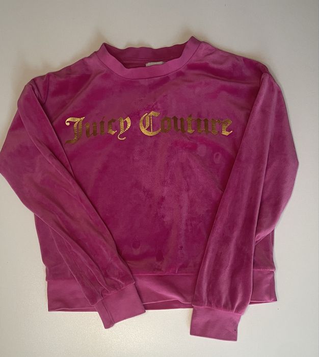 Rozowa bluza welurowa Juicy Couture 10/11 lat 140/146 stan idealny
