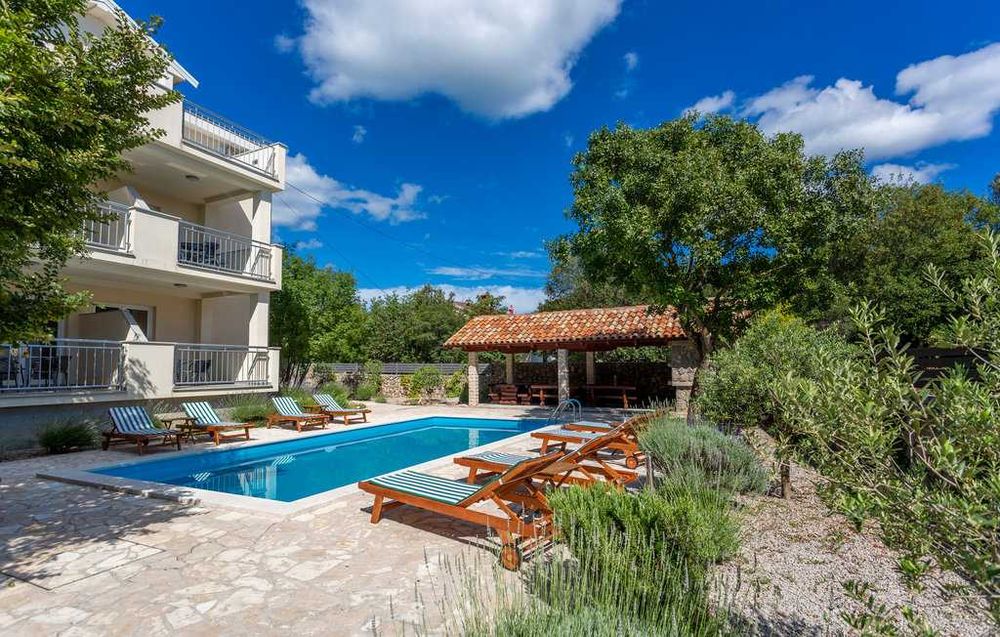 Wakacje, lato 2026,Chorwacja, wyspa KRK, basen, apartament dla 5 osób