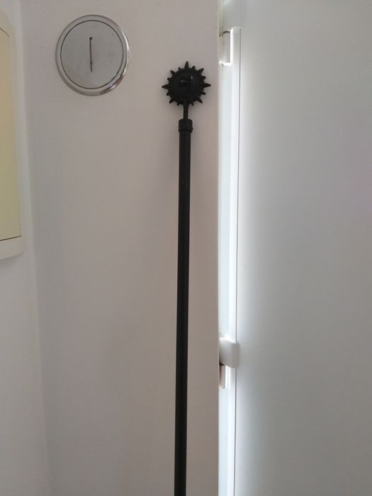 Suportes, varão, extremidades - cortinado- ferro fundido