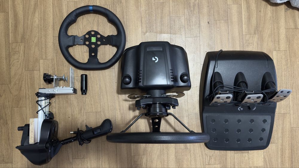 Volante g923 pc e xbox conpleto