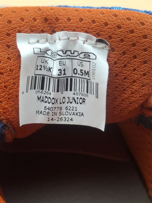 Кросівки Lowa Maddox GTX LO Junior Нові  31р.