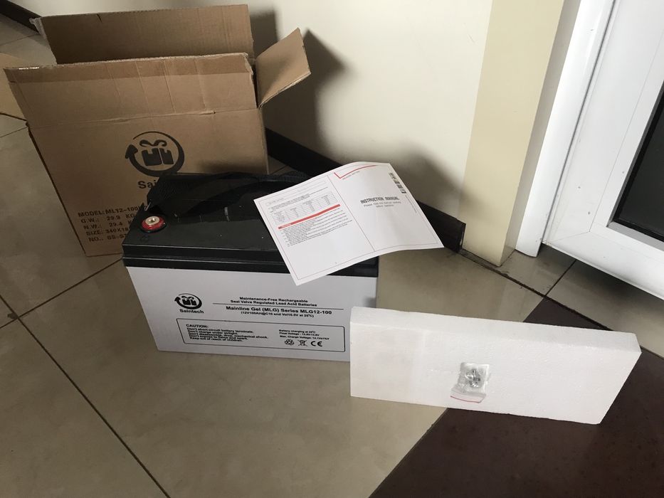 Гелевий акумулятор Saitech MLG12v-100Ah