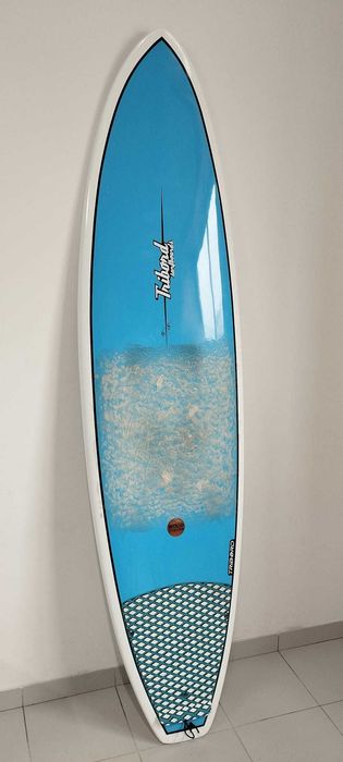 Prancha de Surf Tribord 6'8" Epoxy (Wood Inside) + Capa Acolchoada