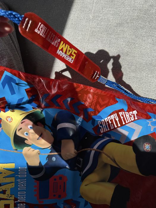 Zestaw hit superbohater strazak sam batman supermen torba plecak plecaczek torebka basen szkola przedszkole hit