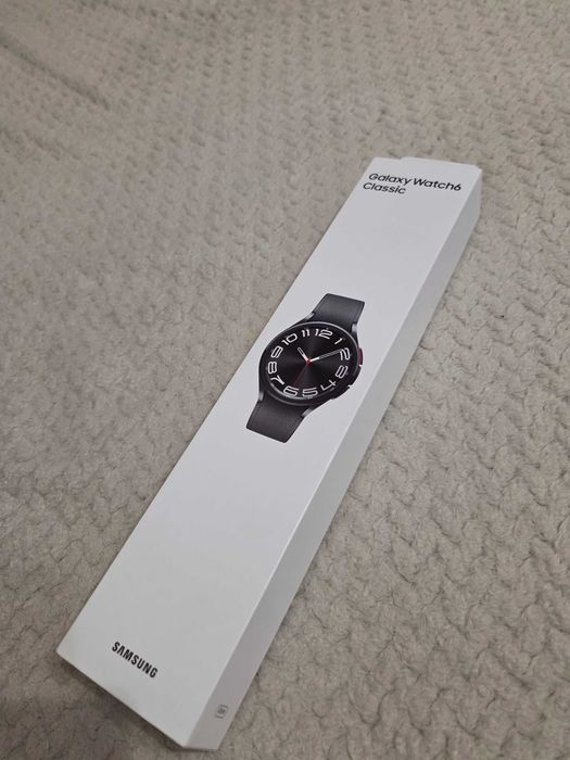 Smartwatch Samsung Galaxy Watch6 Classic 43mm Czarny NOWY
