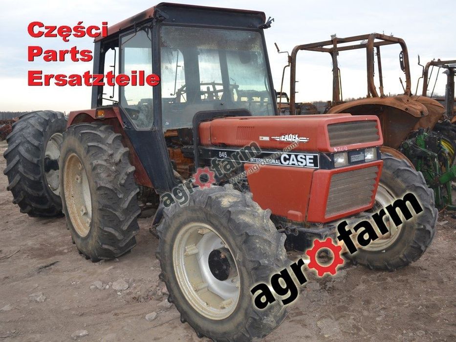 Case 845 części, skrzynia biegów, silnik, oś