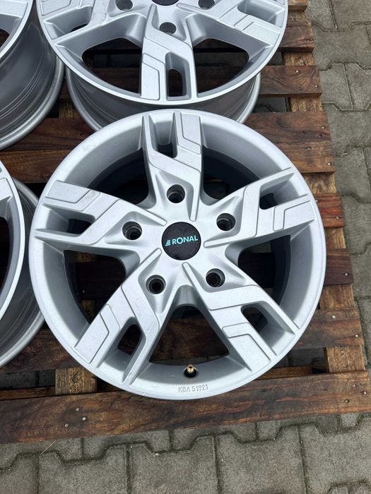 5x160 7j x 17" et53 Ford Custom komplet alufelgi z czujnikami ciśnieni