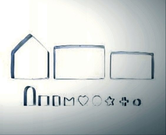 Forma do ciastek Livarno Home Zestaw 12 części - domek z piernika