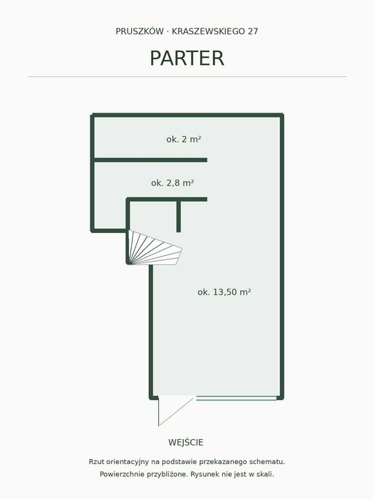 Lokal usługowy ok. 40 m² | Centrum Pruszkowa | 3200 zł | Od zaraz