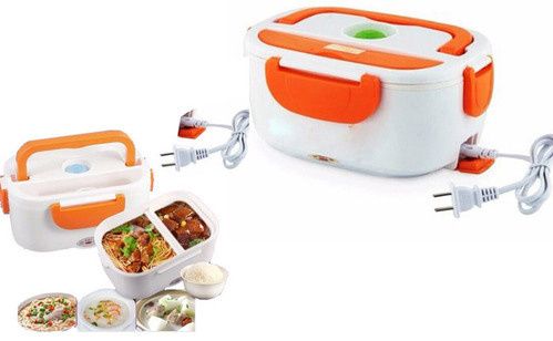 Lunch Box Контейнер для еды с подогревом Ланч Бокс 12В 220В