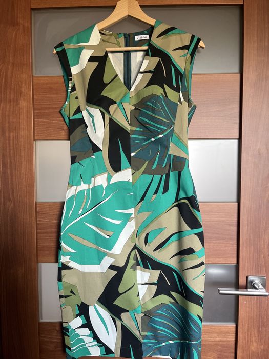 Sukienka liście monstery  rozmiar 36