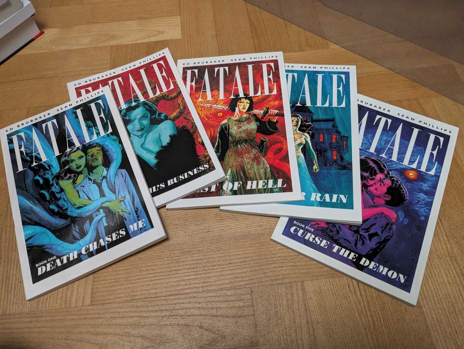 brubaker phillips fatale komplet tomy 1-5 ENG