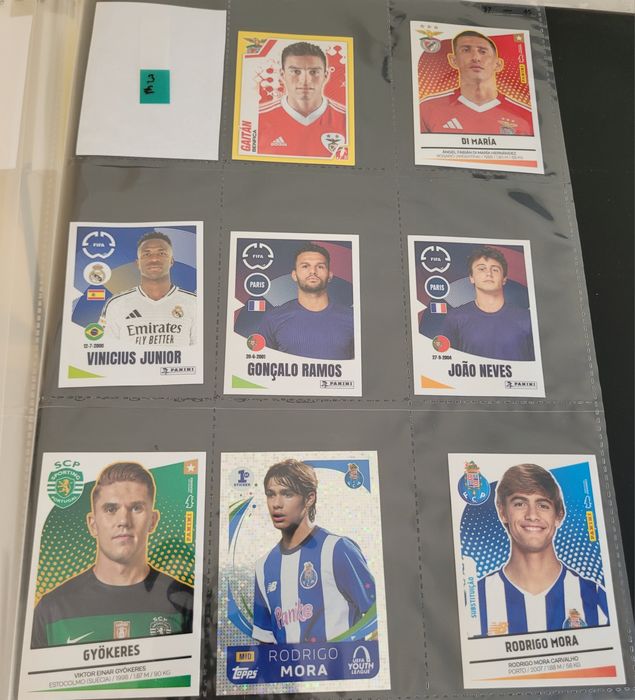 Panini Topps - Cromos Futebol Rookies / Craques / Estrelas (CLUBES)