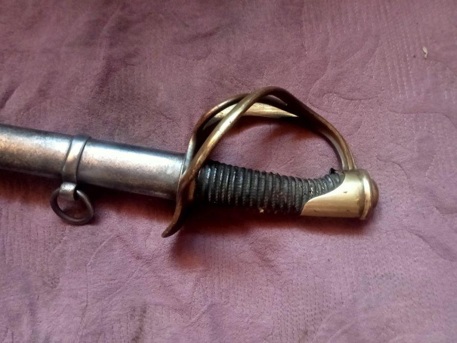 Szabla Pałasz Napoleoński kirasjerów Ciężka jazda konna 1sza poł. XIXw