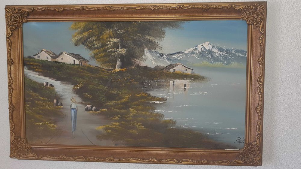 Quadro de pintura antigo