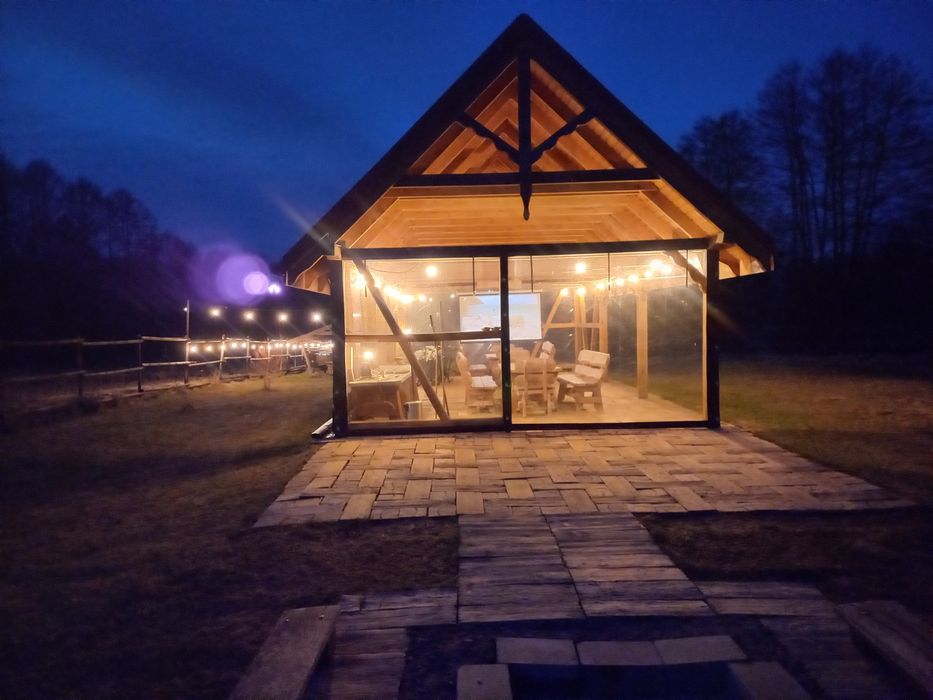 Domek letniskowy nad rzeką Wel