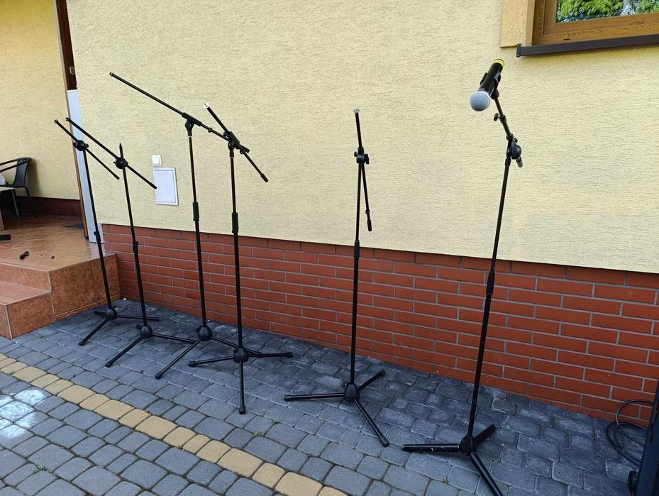 statyw statywy do mikrofonu stojak do mikrofonu łamany
