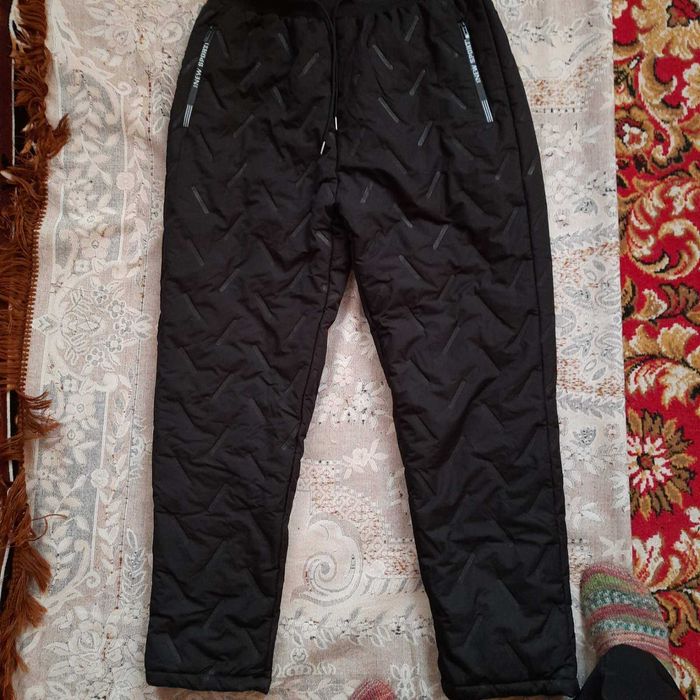 Теплі штани-плащівка на хутрі ( унісекс)