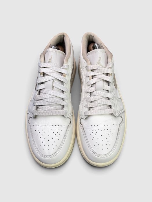 Buty Sportowe Nike Air Jordan 1 Low Kremowy Biały Rozmiar 38.5