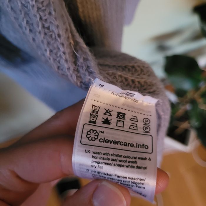 Nowy sweter kardigan z wełna i alpaką Esprit