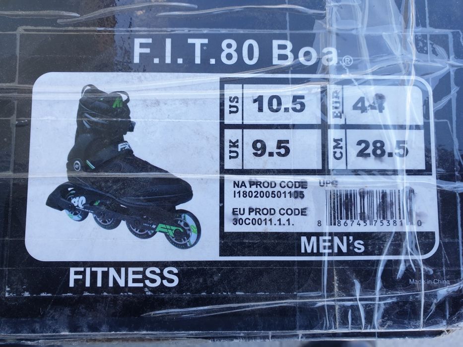Rolki K2 boa rozmiar  44 10.5   f.i.t. 80 boa UBRANE 3 RAZY!!!