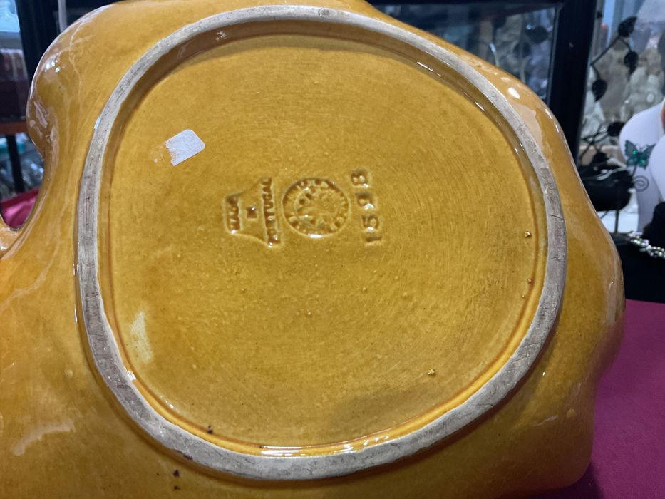 Bordalo prato para apetizers com galo 25x17 cm