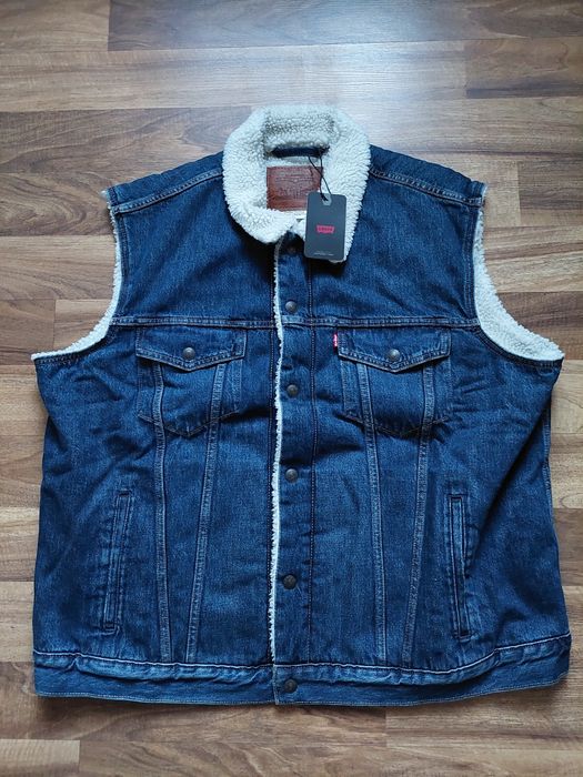 NOWY Bezrękawnik Trucker Sherpa Levi's Premium Quality