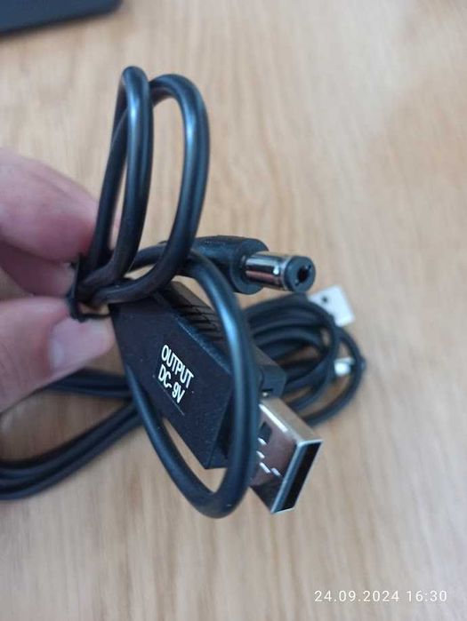 Кабель Шнур Провід для Роутера usb-dc з 5v на 9v та 12v